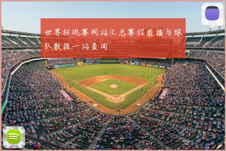 世界杯观赛网站汇总赛程直播与球队数据一站查询